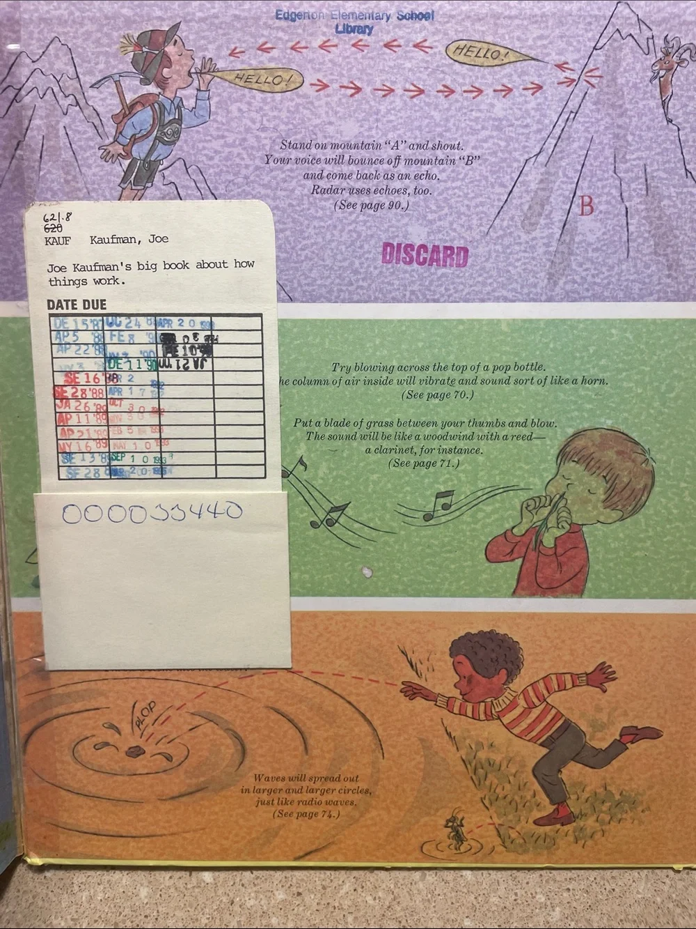 Joe Kaufman’s Big Book About How Things Work - Yellow Educational Kids Book
